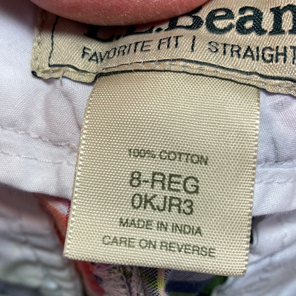 L.L. Bean Madras Patchwork Plaid Shorts - Picture 3 of 8